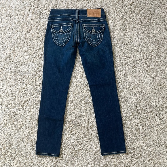 NWOT True Religion ‘Julie’ Skinny Jeans Dark Wash - Size 25 - Picture 3 of 6